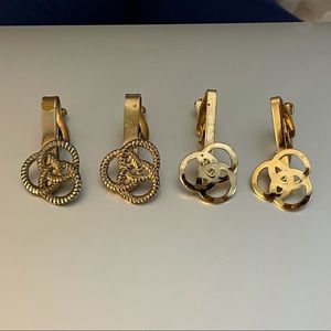 Ballantine Brewing Company Vintage Tie Clasps